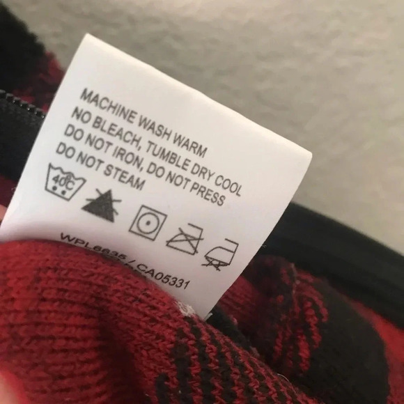 Woolrich Buffalo plaid zip up vest‎ red black medium - Picture 7 of 10